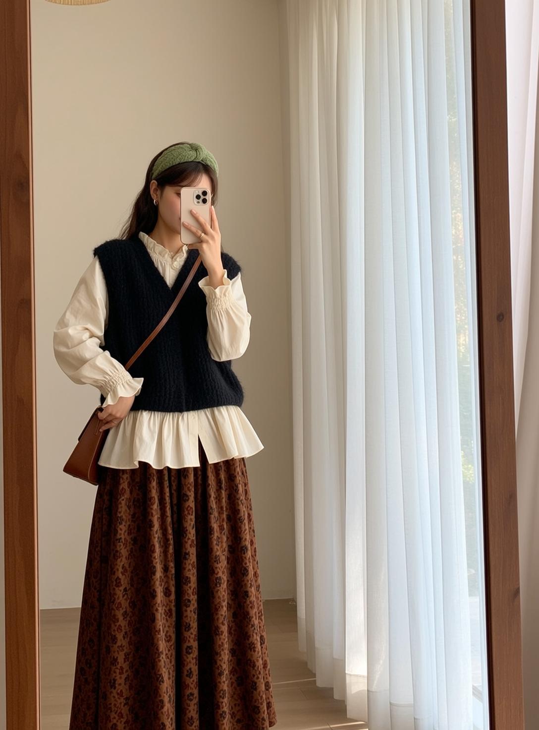 Casual Young Dark Brown Long Wavy Fair reference photo
