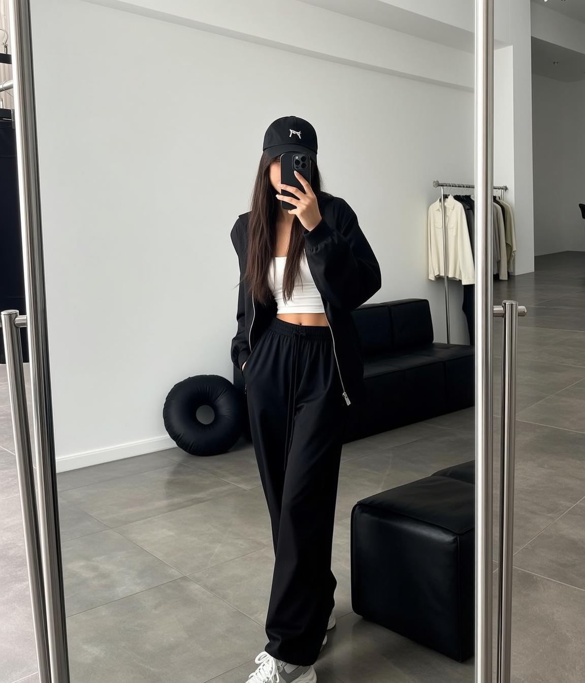 Acubi Young Long Dark Straight Fair White reference photo
