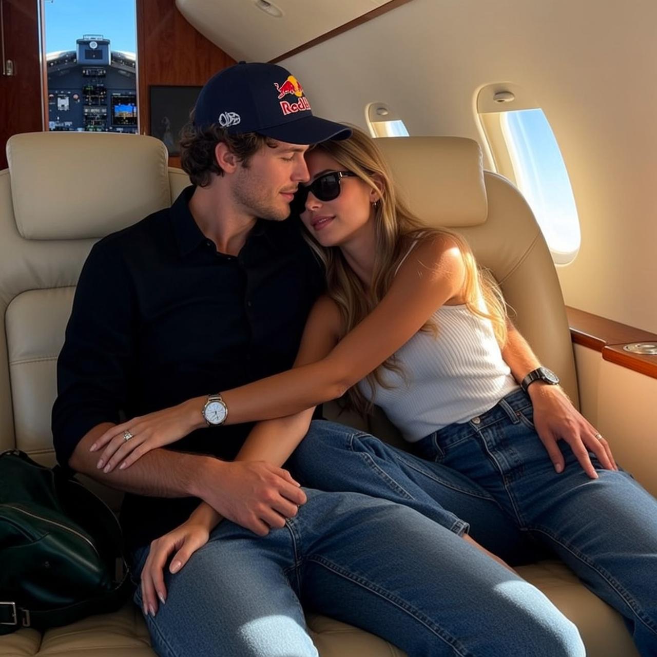 Private Jet Couple Portrait reference photo