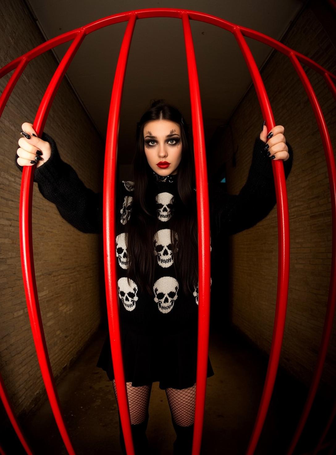 Fisheye Young Long Dark Straight Pale Black reference photo
