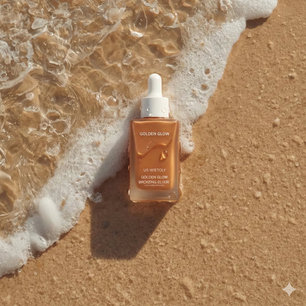 Realistic Bronzing Drop Beach Product Photo