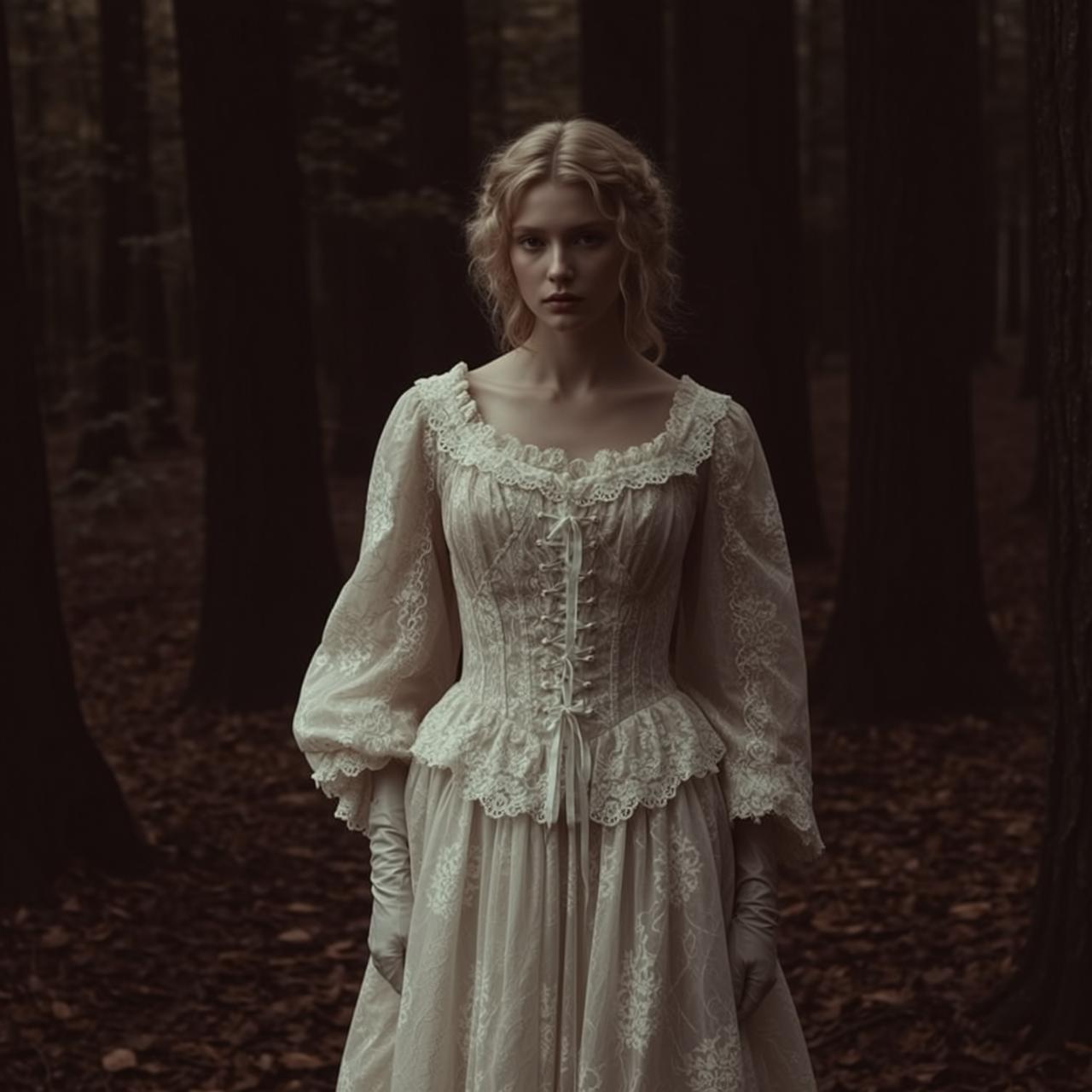 Ethereal Young Blonde Braided Loose Curls Fair reference photo