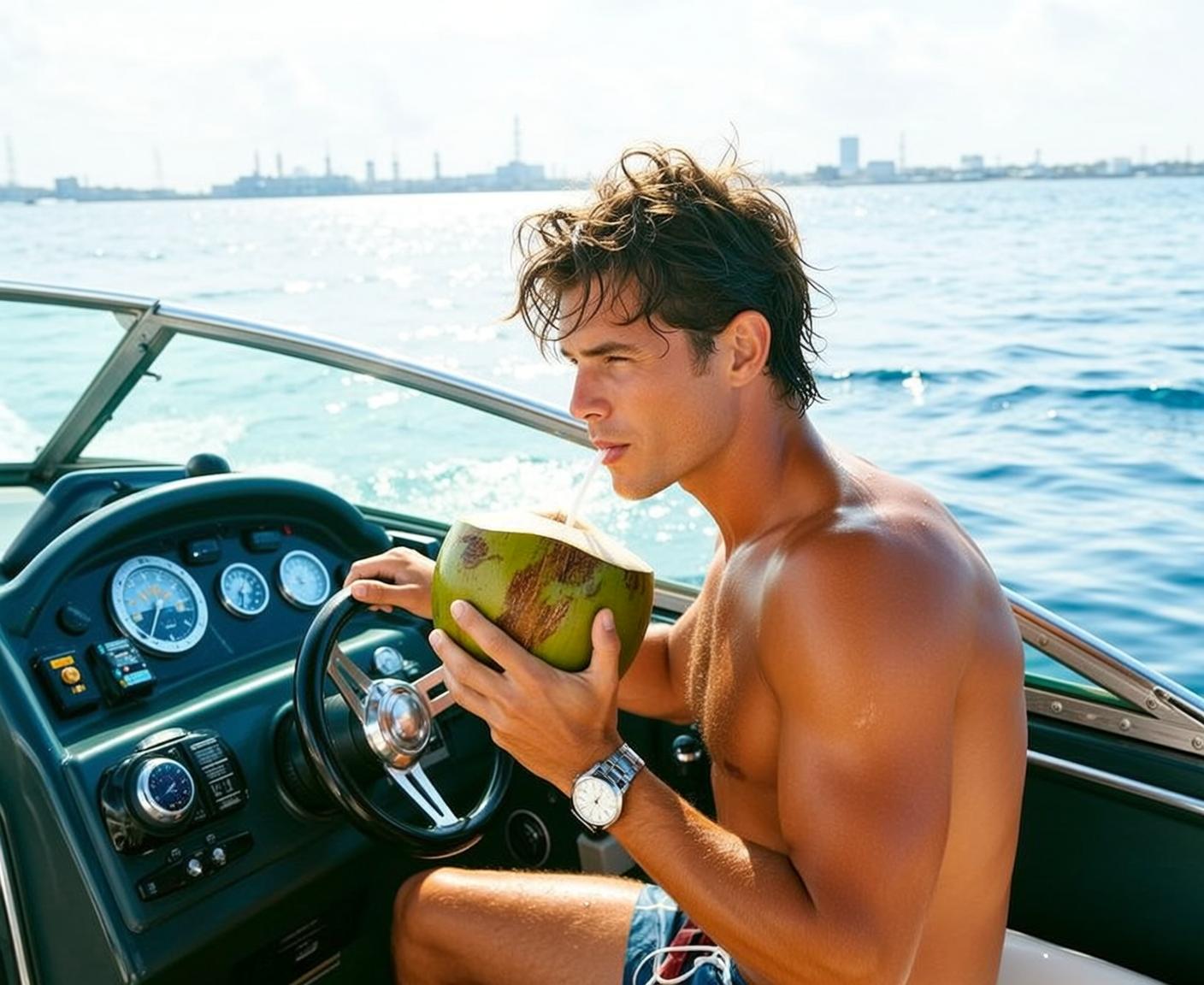 Boat Helm Coconut Summer reference photo