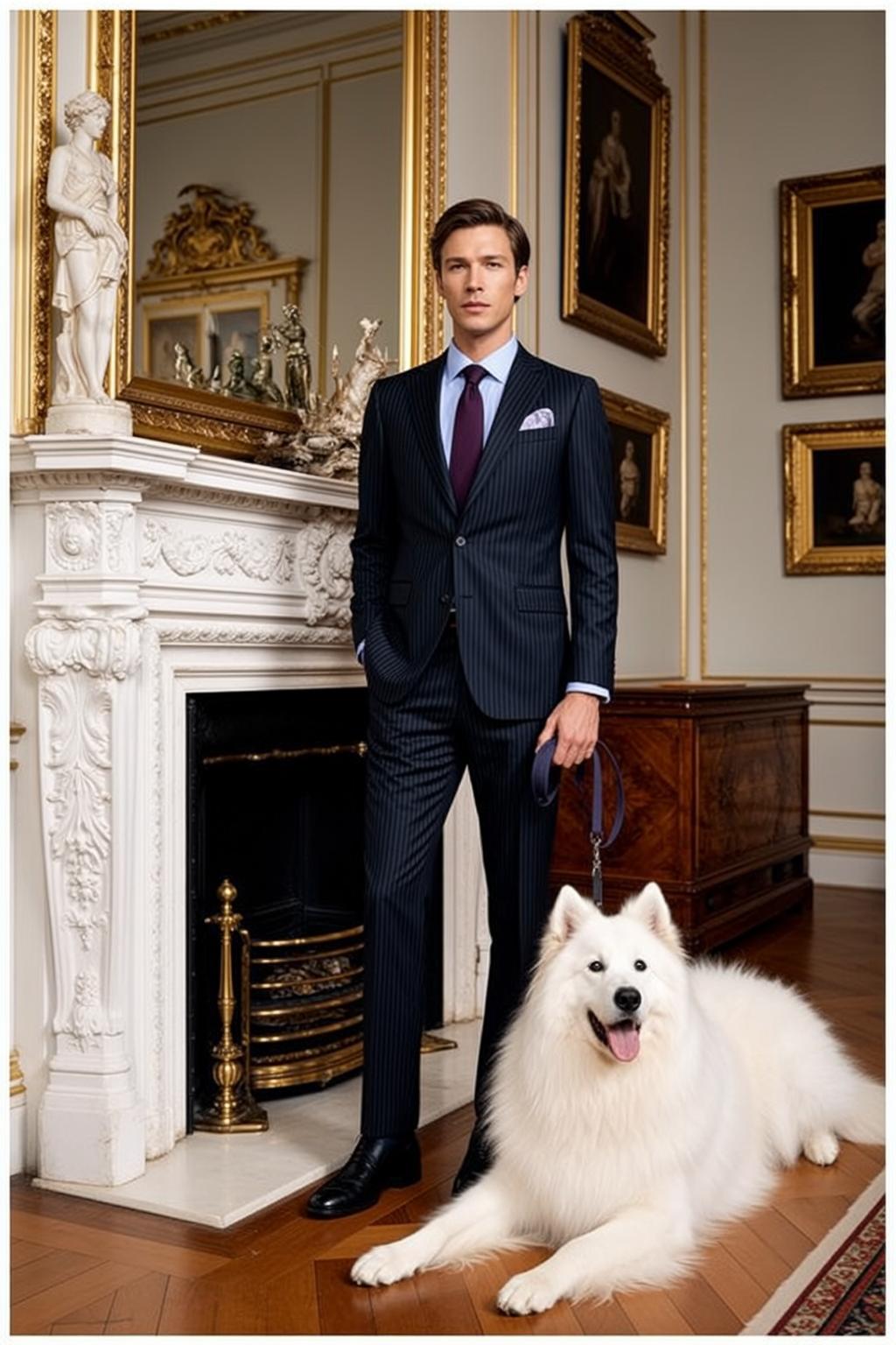 Formal Suit Dog Leash reference photo