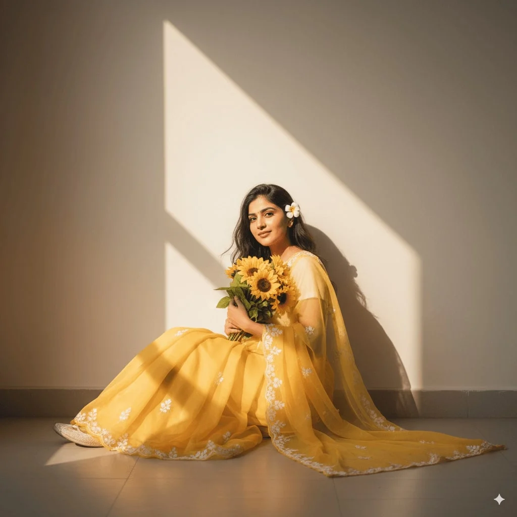 Sunflower Saree
