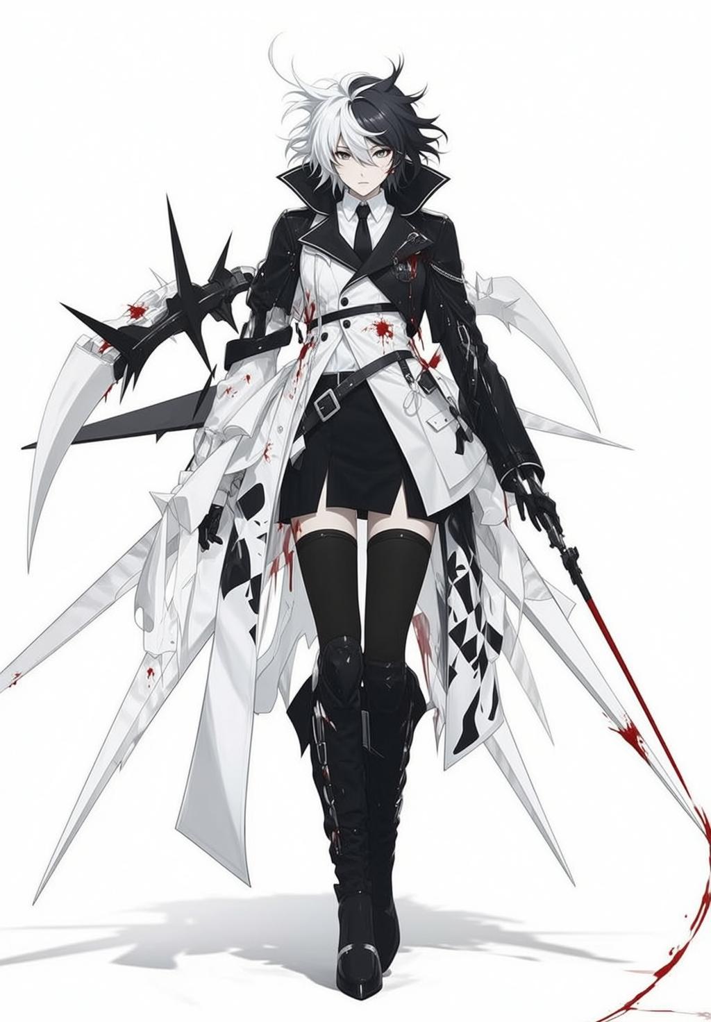 Cybercore Recreate This Scene Prompt Description Anime reference photo