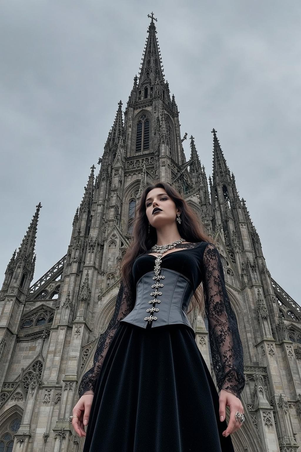Gothic Cathedral Corset reference photo
