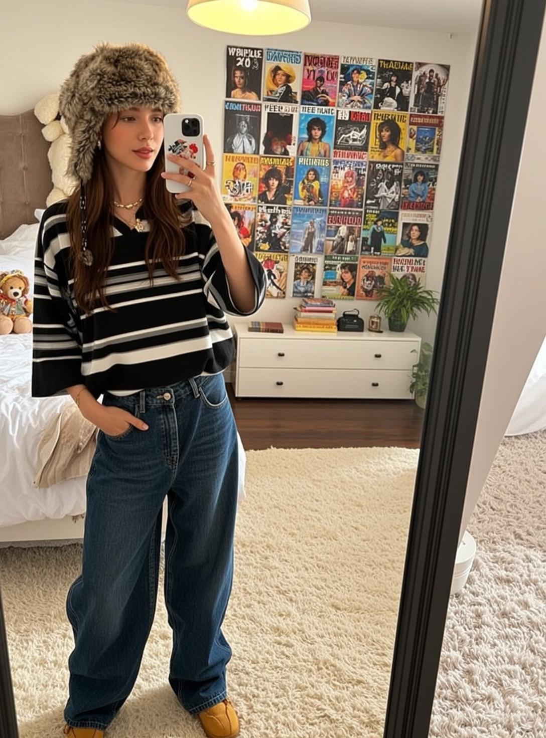 Casual Young Long Dark Brown Braids Charms reference photo
