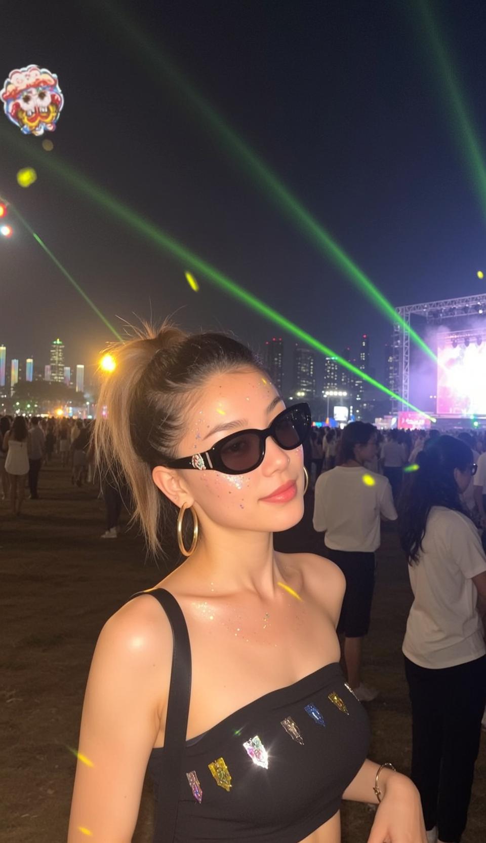 High Ponytail Studio Portrait reference photo
