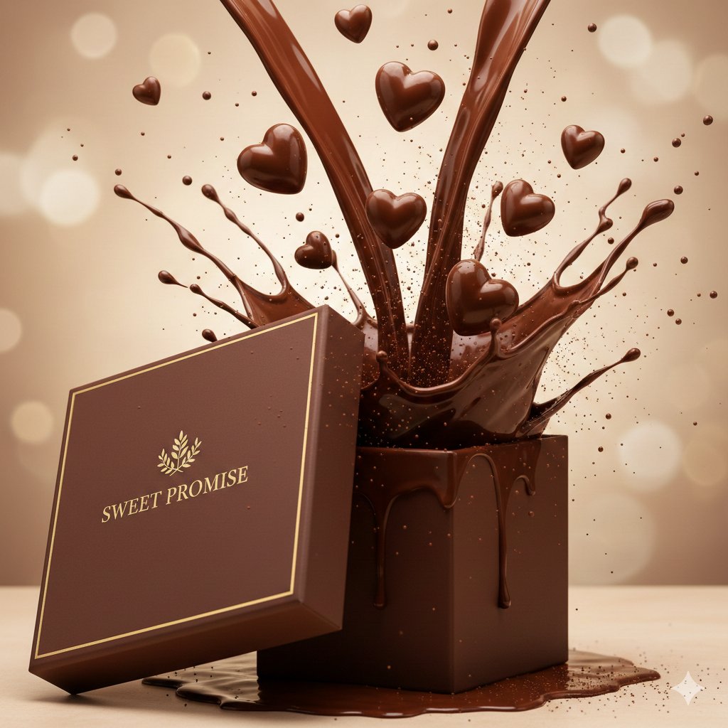 Luxury Chocolate Melt Slow Motion