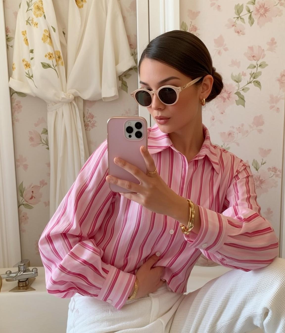 Casual Young Dark Brown Pulled Back Bun reference photo