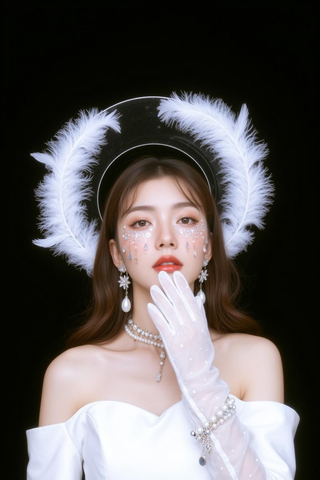 White Halo Studio Portrait reference photo
