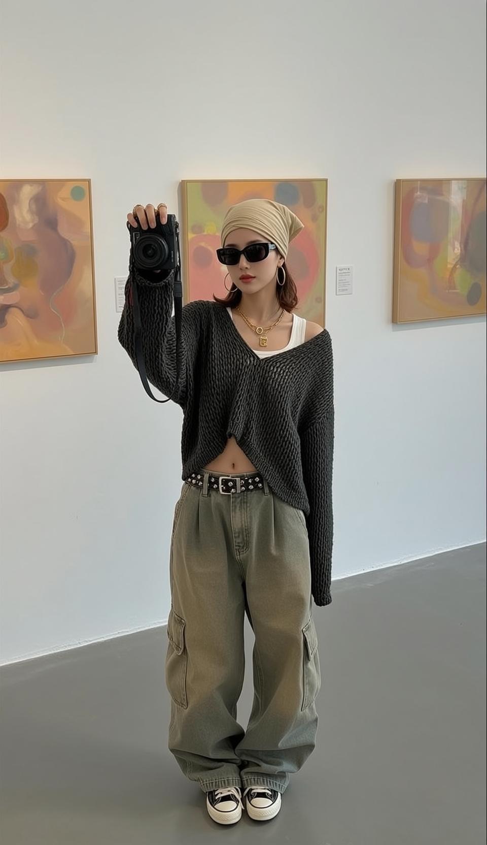 Headscarf Gallery Camera Selfie reference photo