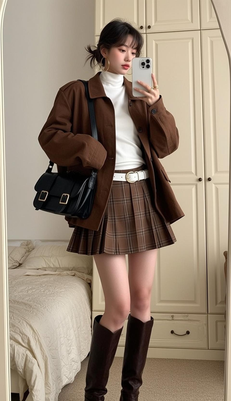 Acubi Young Dark Brown Tied Messy Bun reference photo