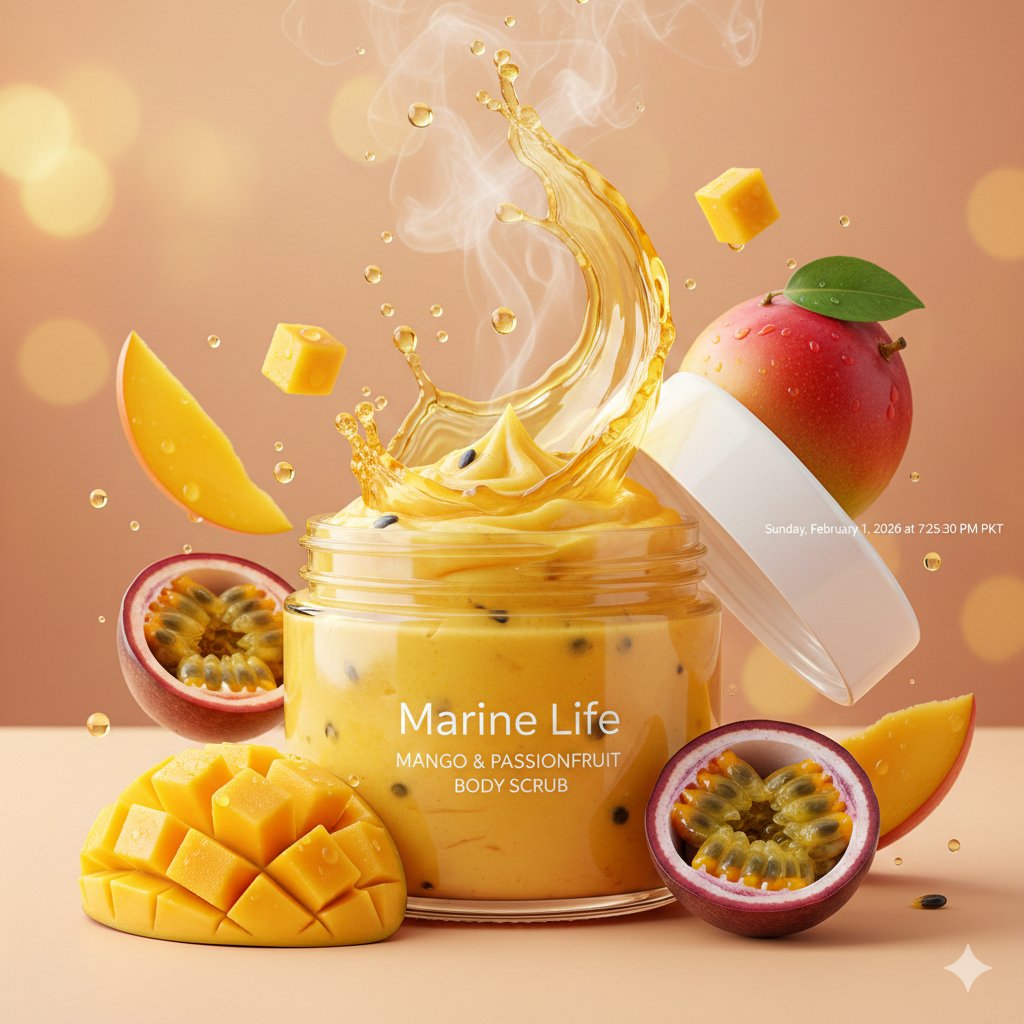 Realistic Mango Passionfruit Body Scrub