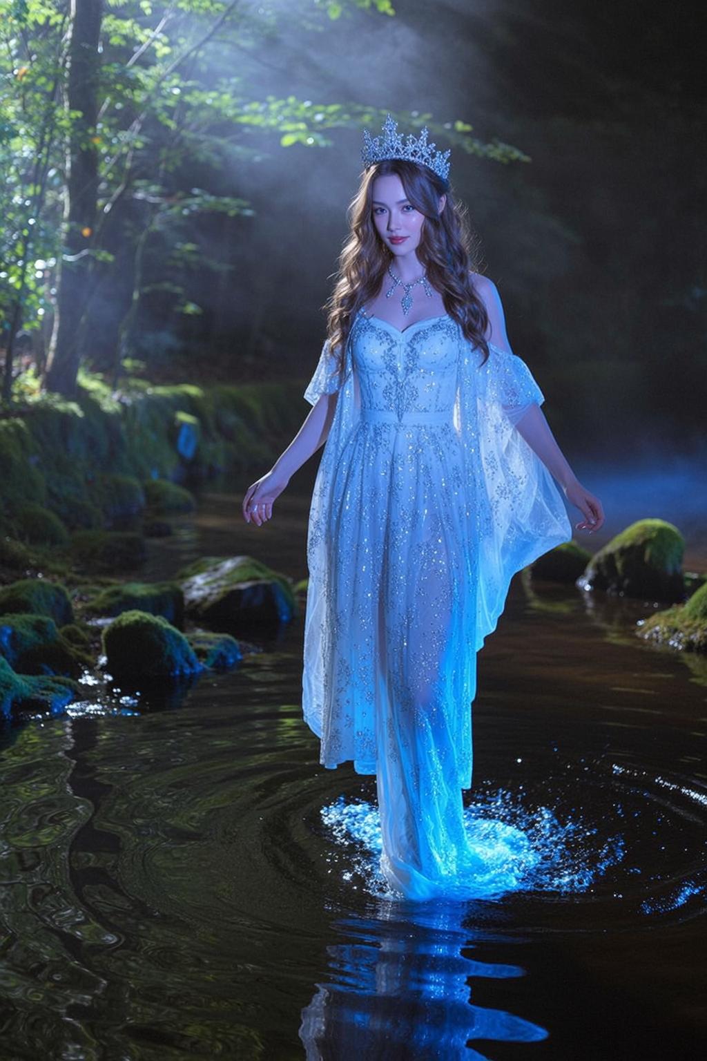 Fairycore Young Long Wavy Brown Fair White reference photo
