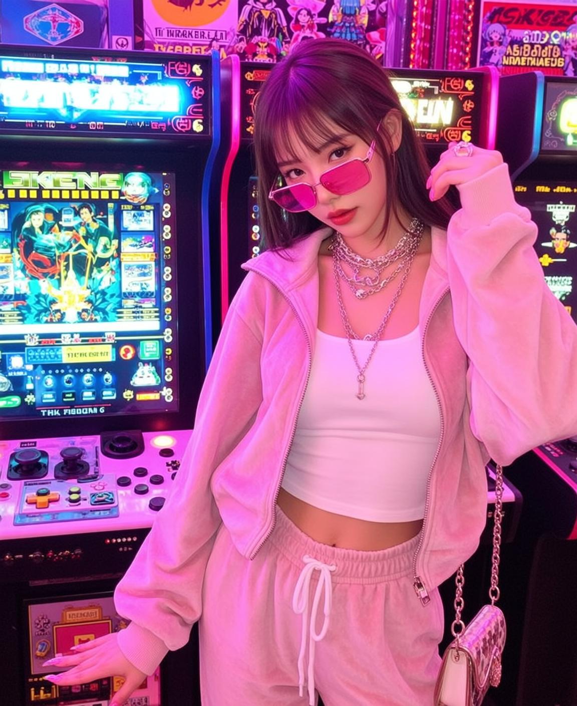 Y2k Young Dark Brown Bangs Fair White reference photo