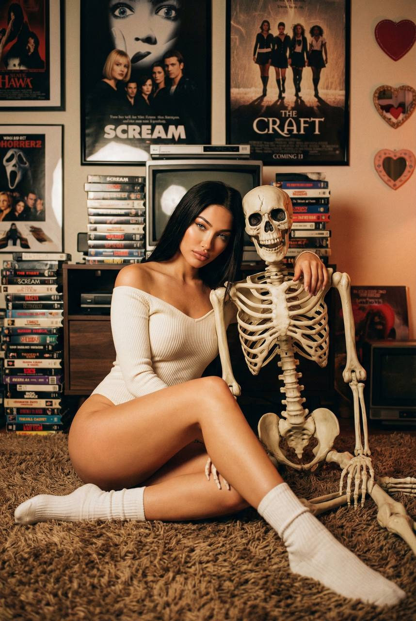 Retro Living Room Skeleton Companion Editorial