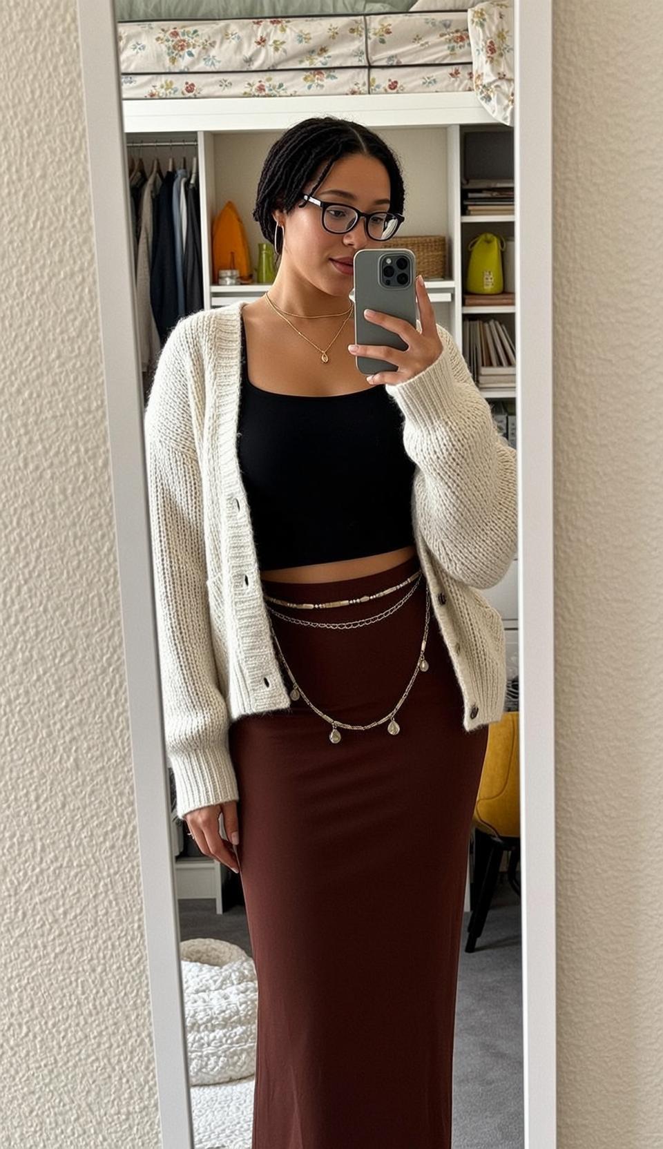 Indie Young Black Dreadlocks Light Brown Crop reference photo