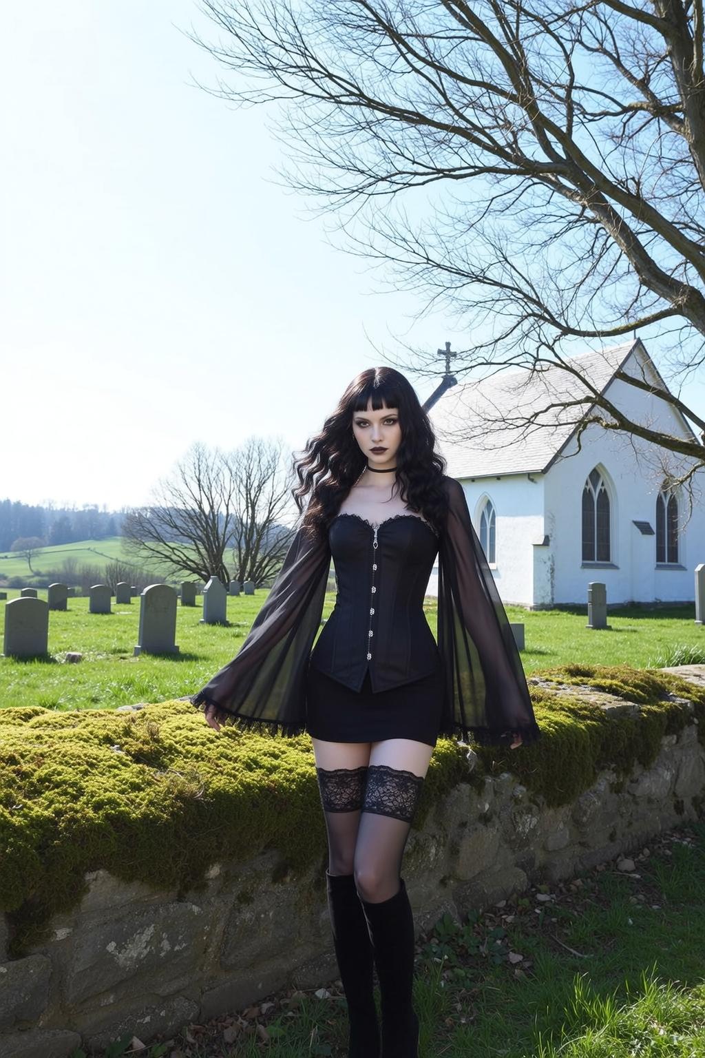 Corset Boots Portrait reference photo