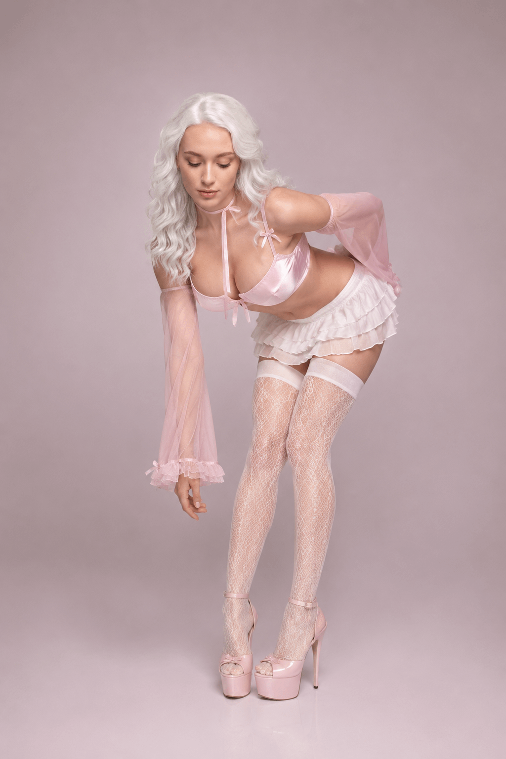 Pastel Studio Elegant Pose High Heels reference photo