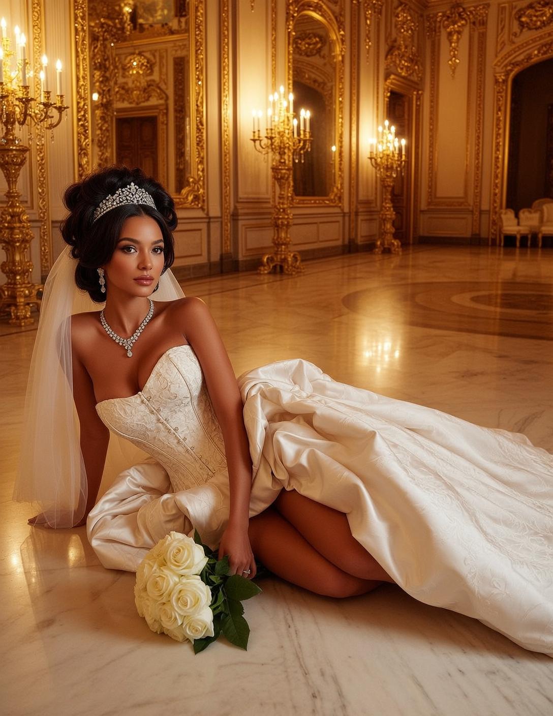 Explore Seated Polished Marble Floor Her Body reference photo