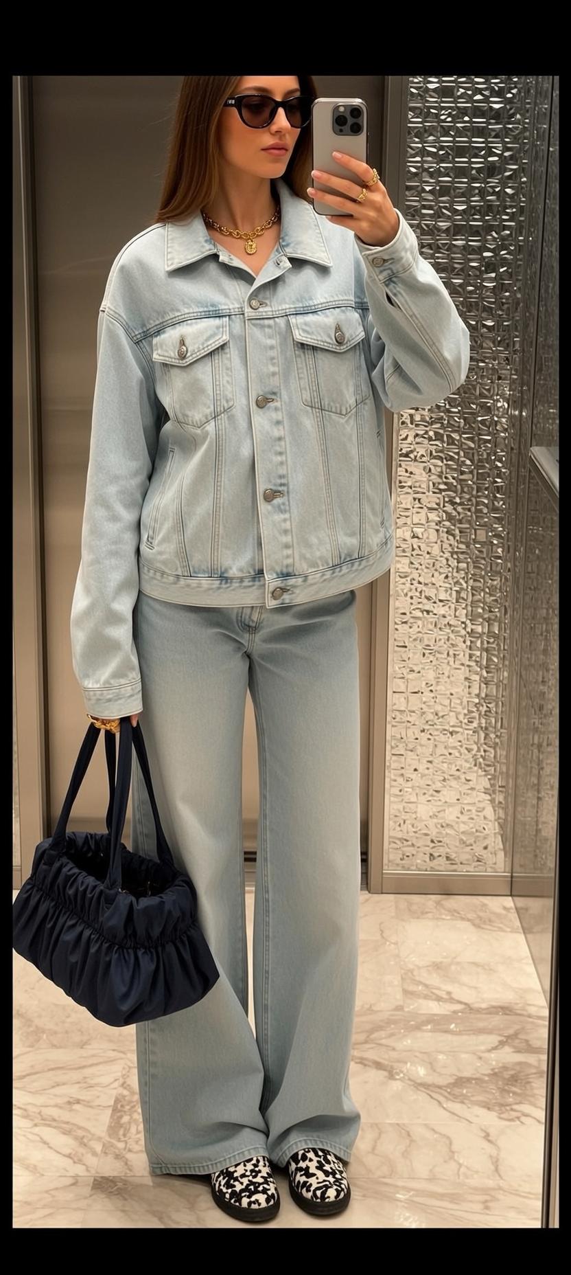 Y2k Long Brown Straight Fair Light Blue reference photo